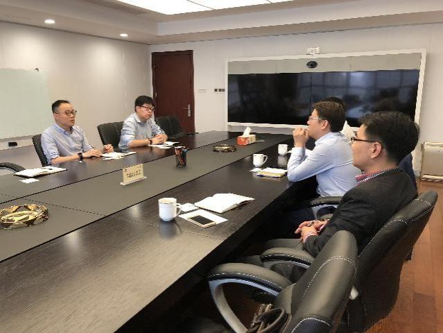 上海自贸区投资基金到访公司洽谈合作